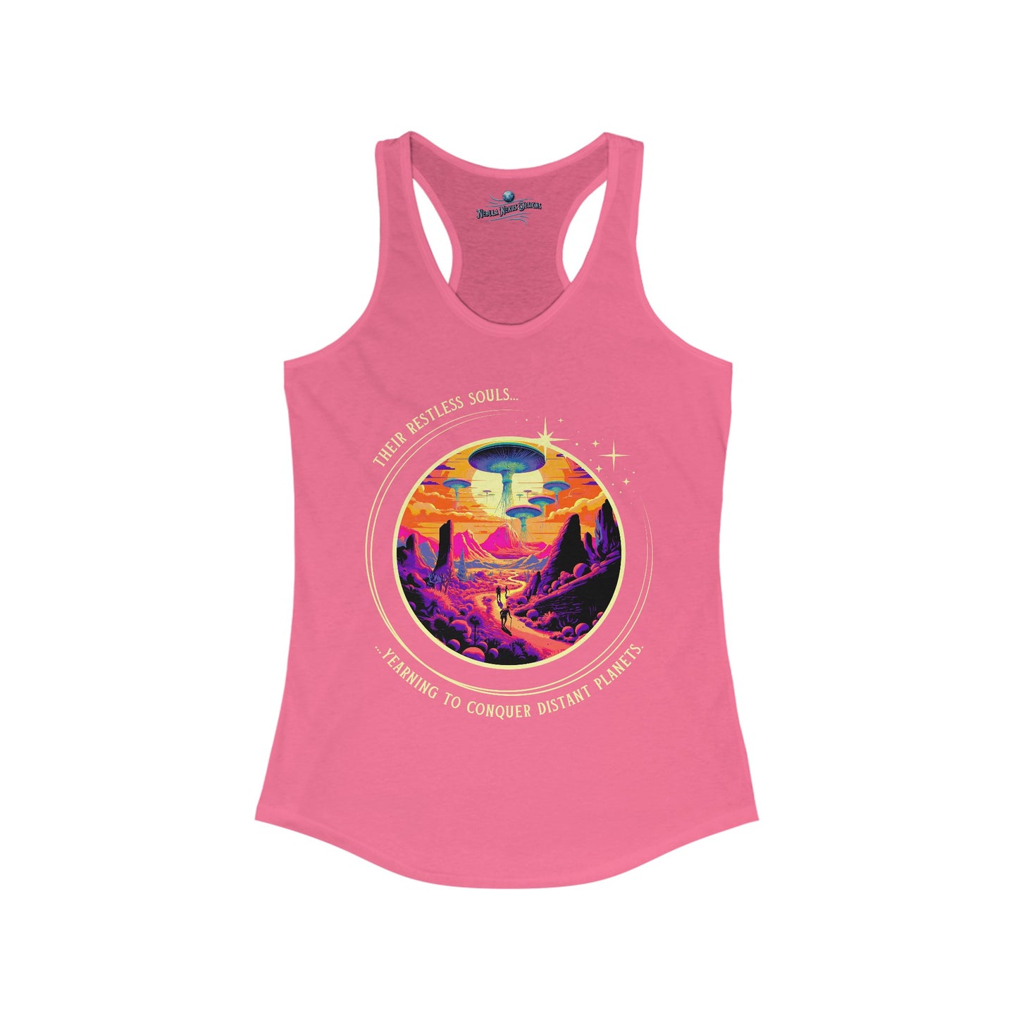 Restless Souls, Attack of the Extraterrestrial Jellyfish! Women's Racerback Tank