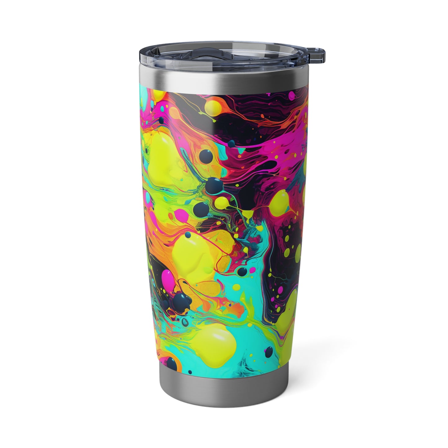 Neon Fluid Art 20 oz. SS Tumbler