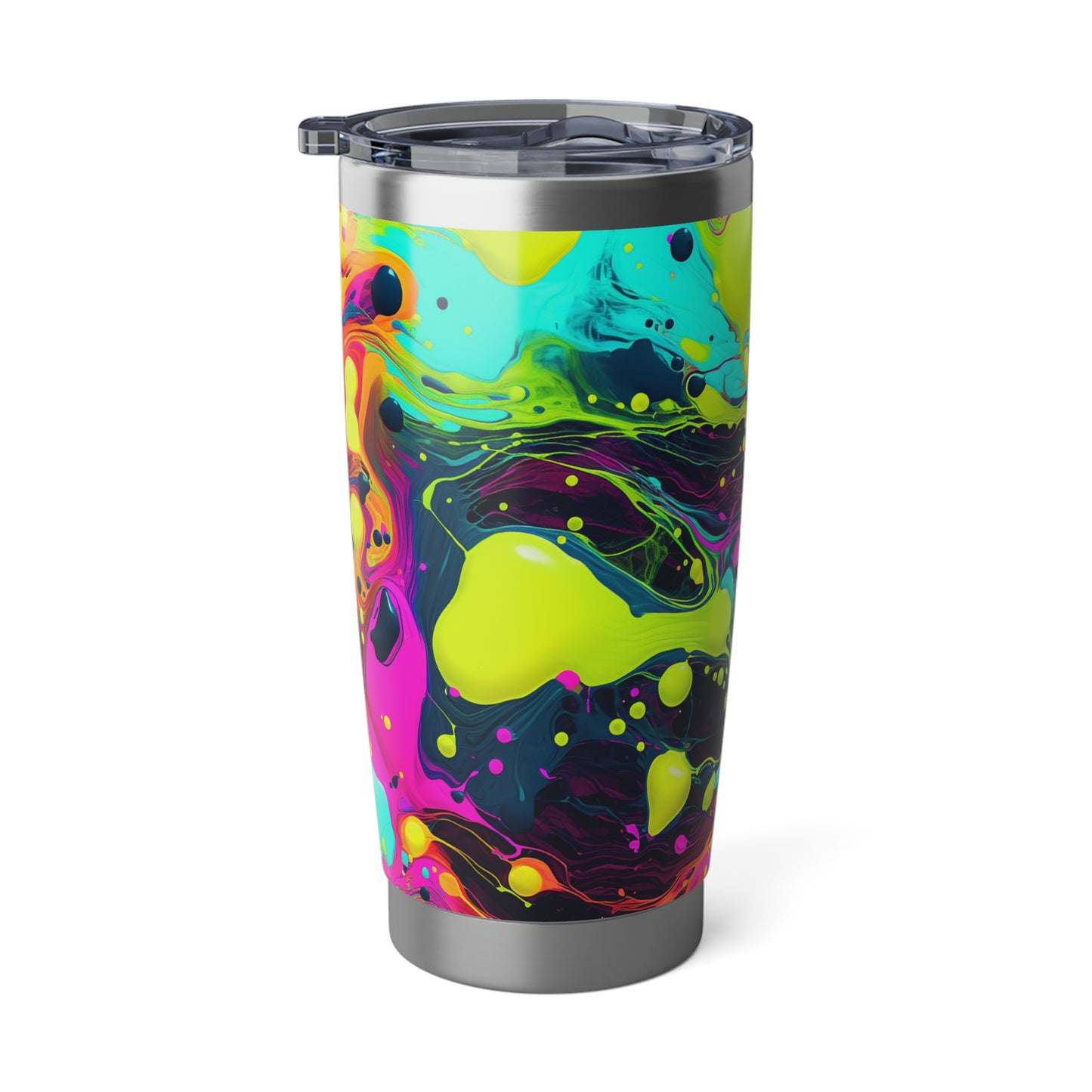 Neon Fluid Art 20 oz. SS Tumbler