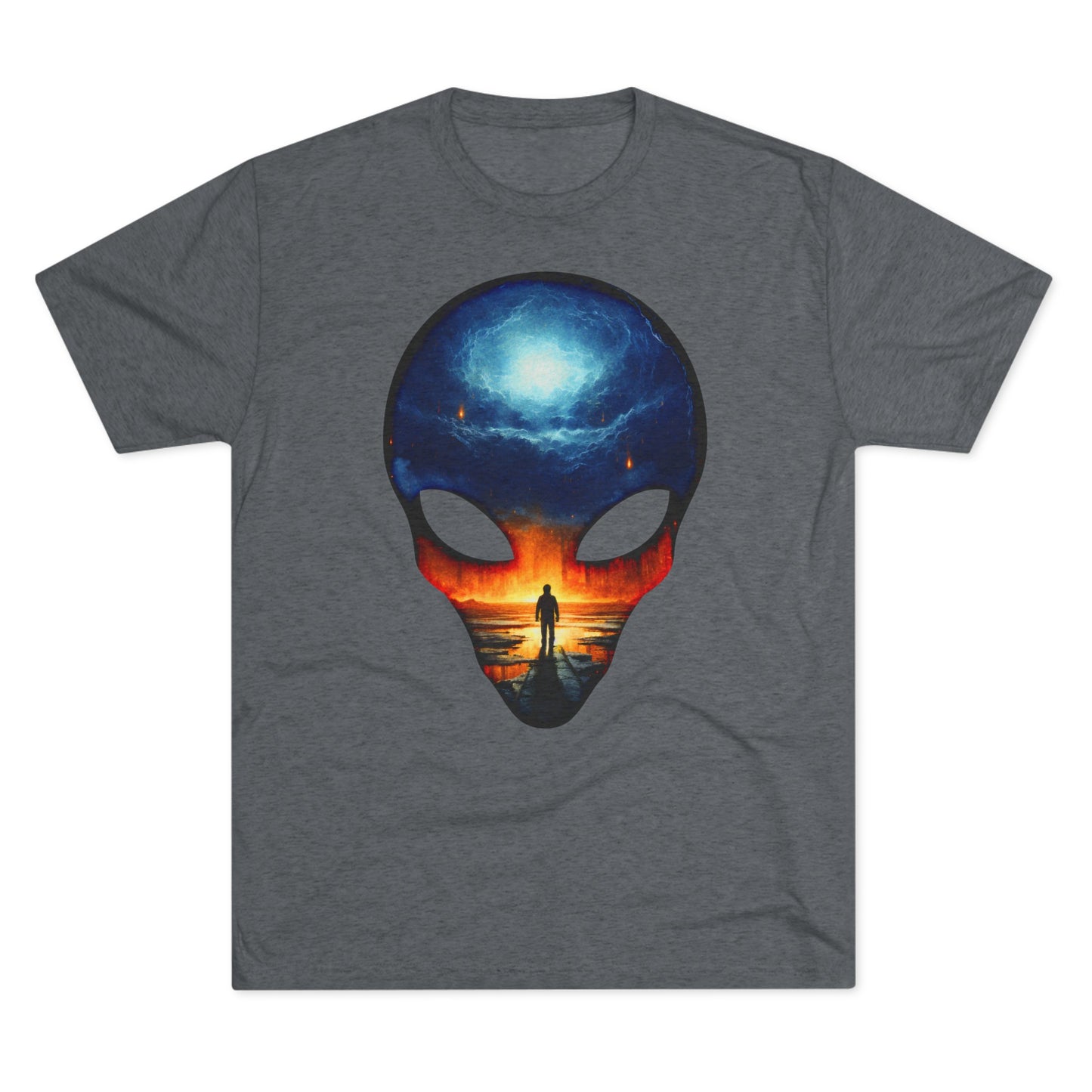 Alien Ascension Men's Classic Fit Tri-Blend T-Shirt