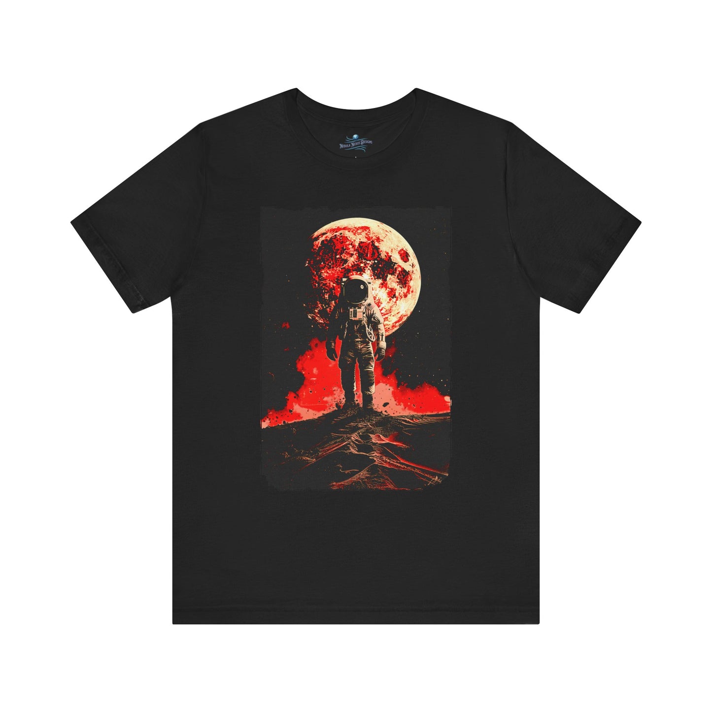 Red Planet Moonlit Space Walk Men's Classic Fit Lightweight Jersey T-Shirt