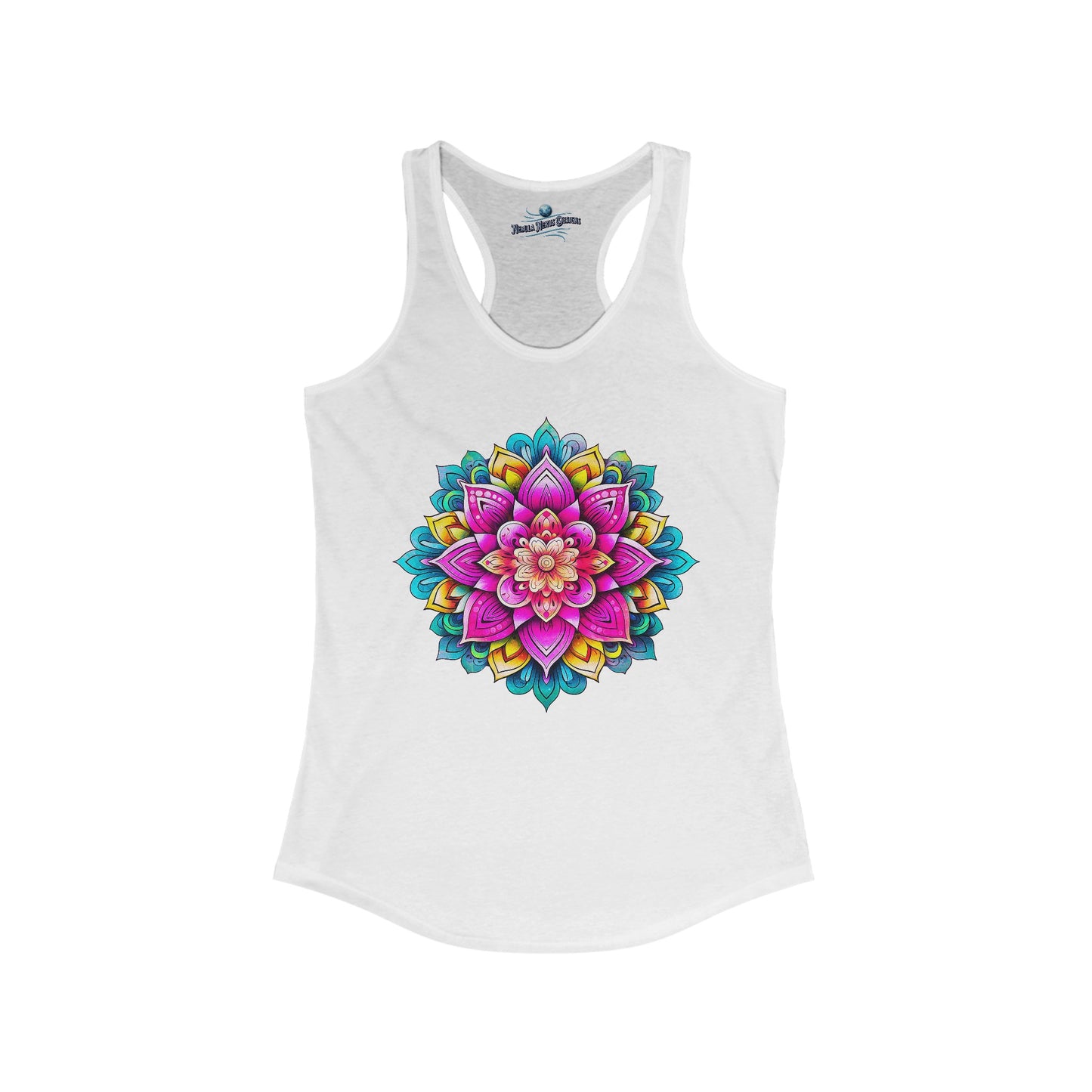 Lotus Ethereal Playful Mandala Women's Racerback Tank