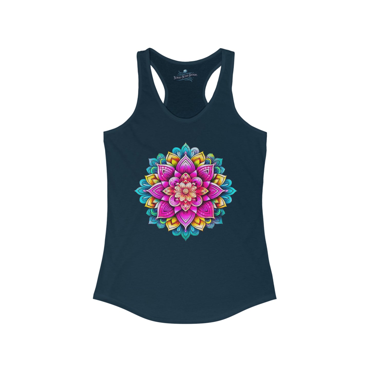 Lotus Ethereal Playful Mandala Women's Racerback Tank