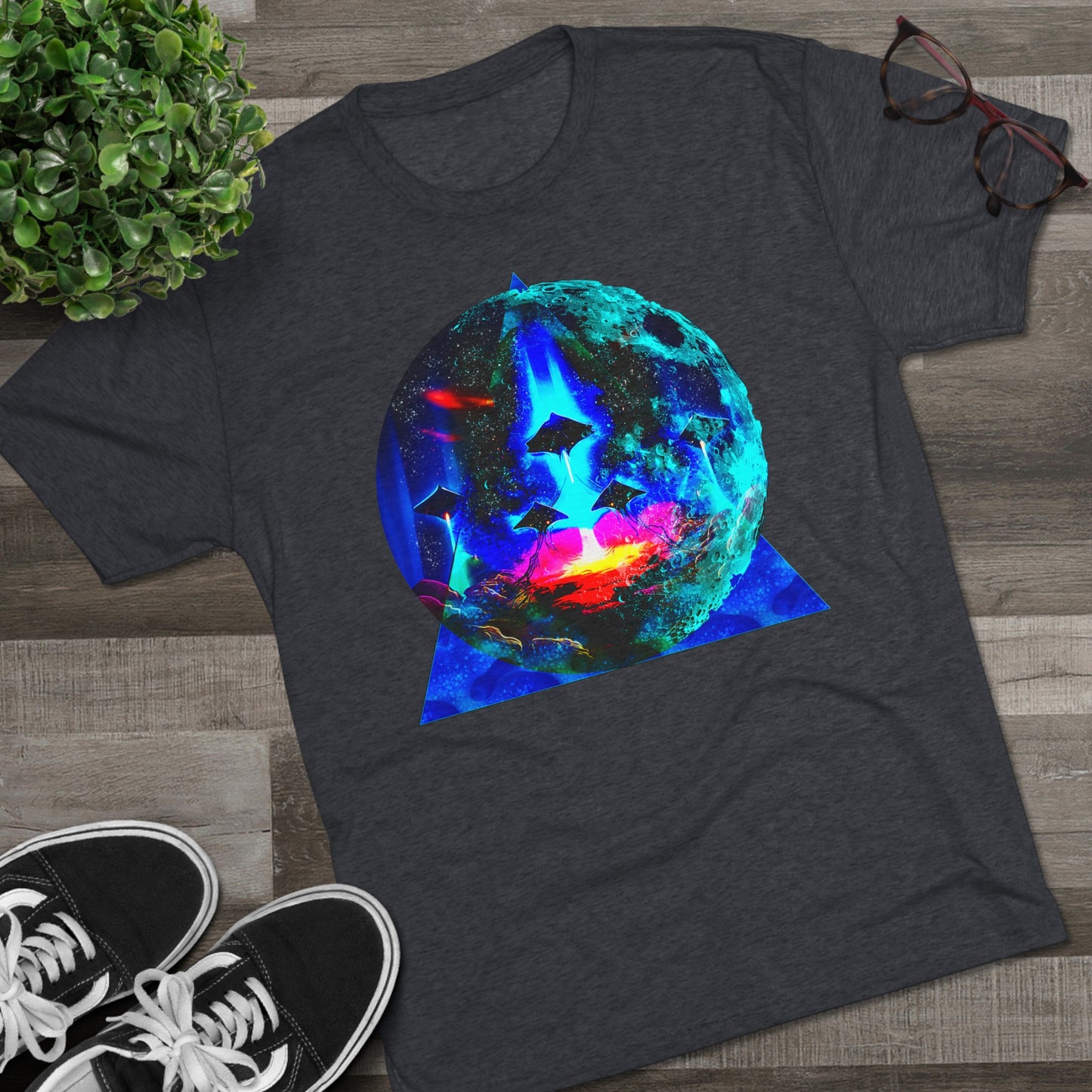 Stingray's Ascension from the Dark Moon Men's Tri-Blend T-Shirt