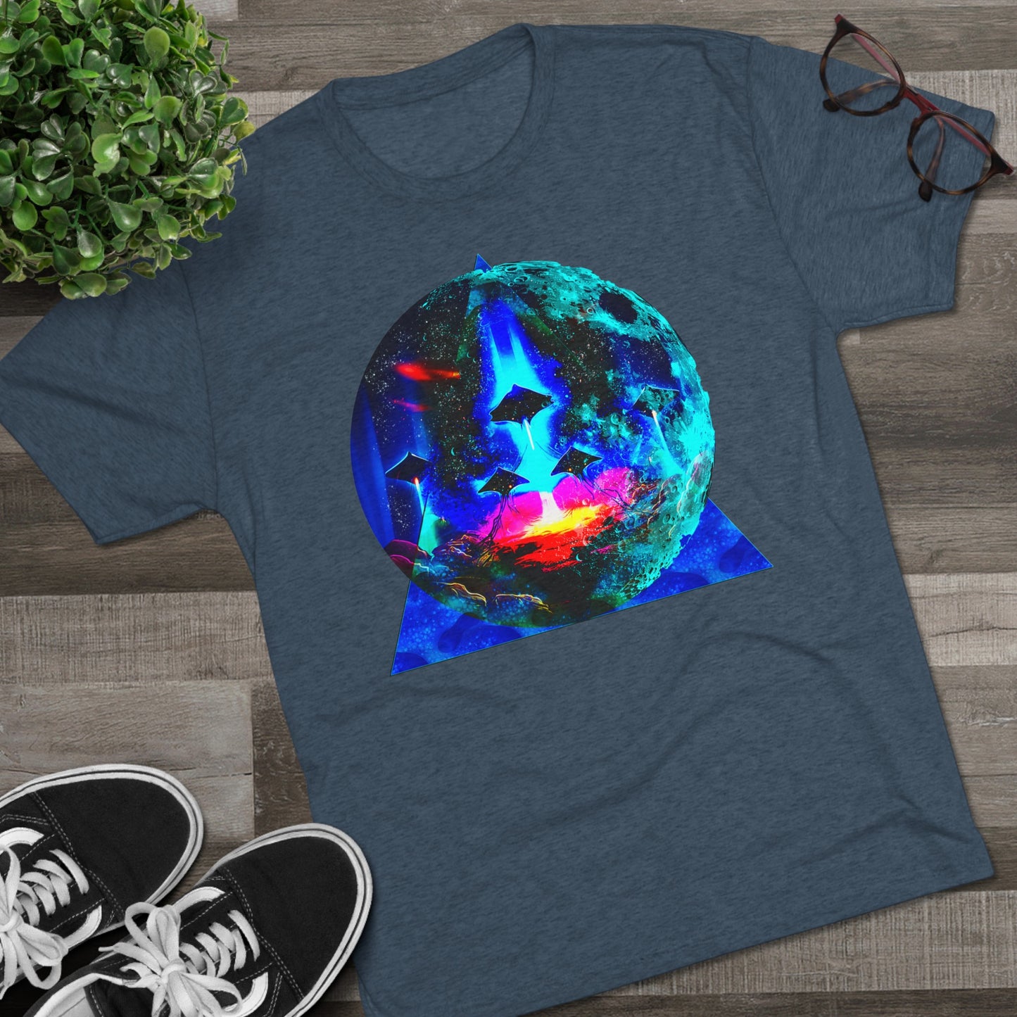 Stingray's Ascension from the Dark Moon Men's Tri-Blend T-Shirt