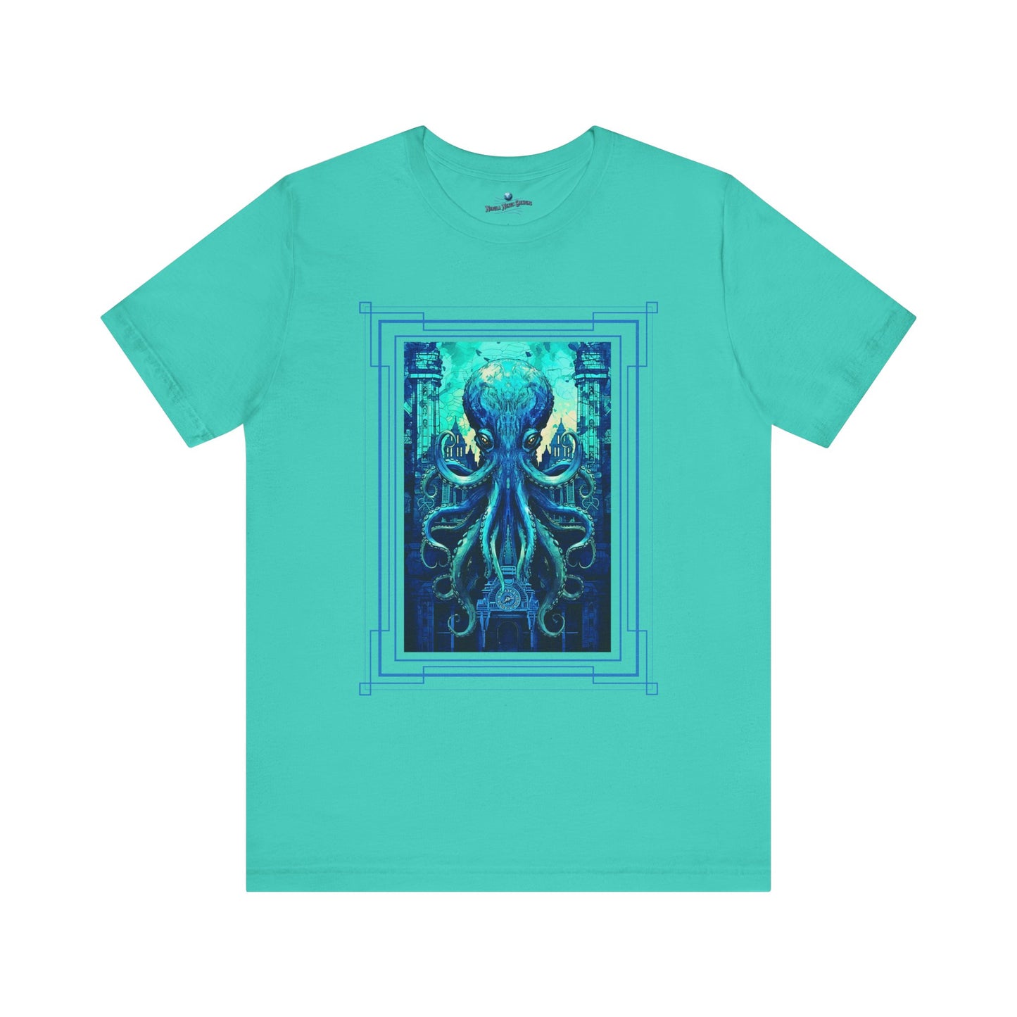 Invasion of the Teal Tentacles Men's Classic Fit Lightweight Jersey T-Shirt