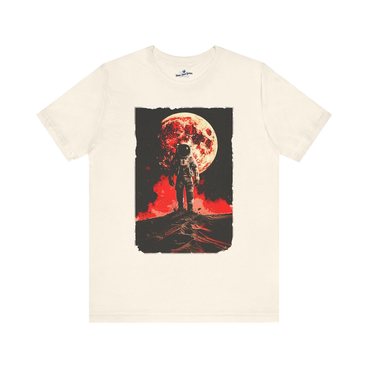 Red Planet Moonlit Space Walk Men's Classic Fit Lightweight Jersey T-Shirt