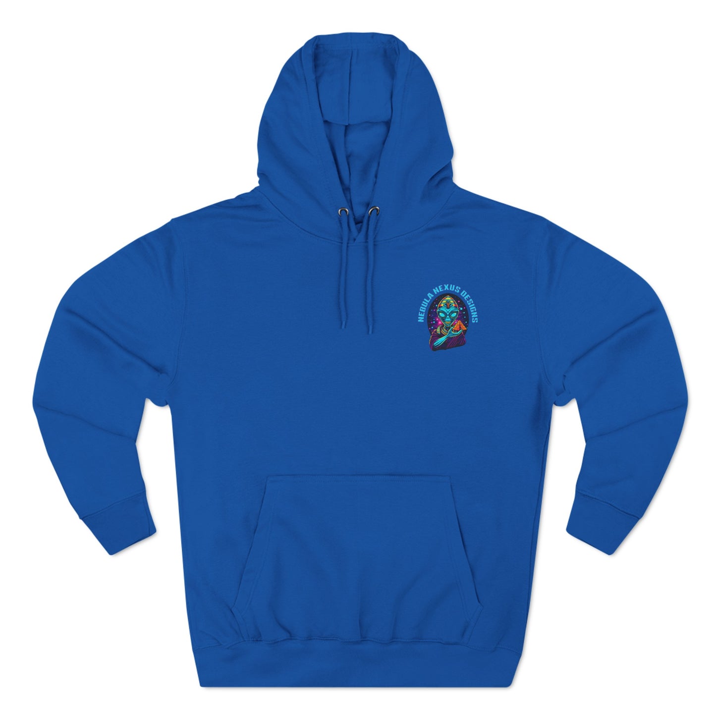 Ancient Alien Pharaoh Three-Panel Fleece Hoodie