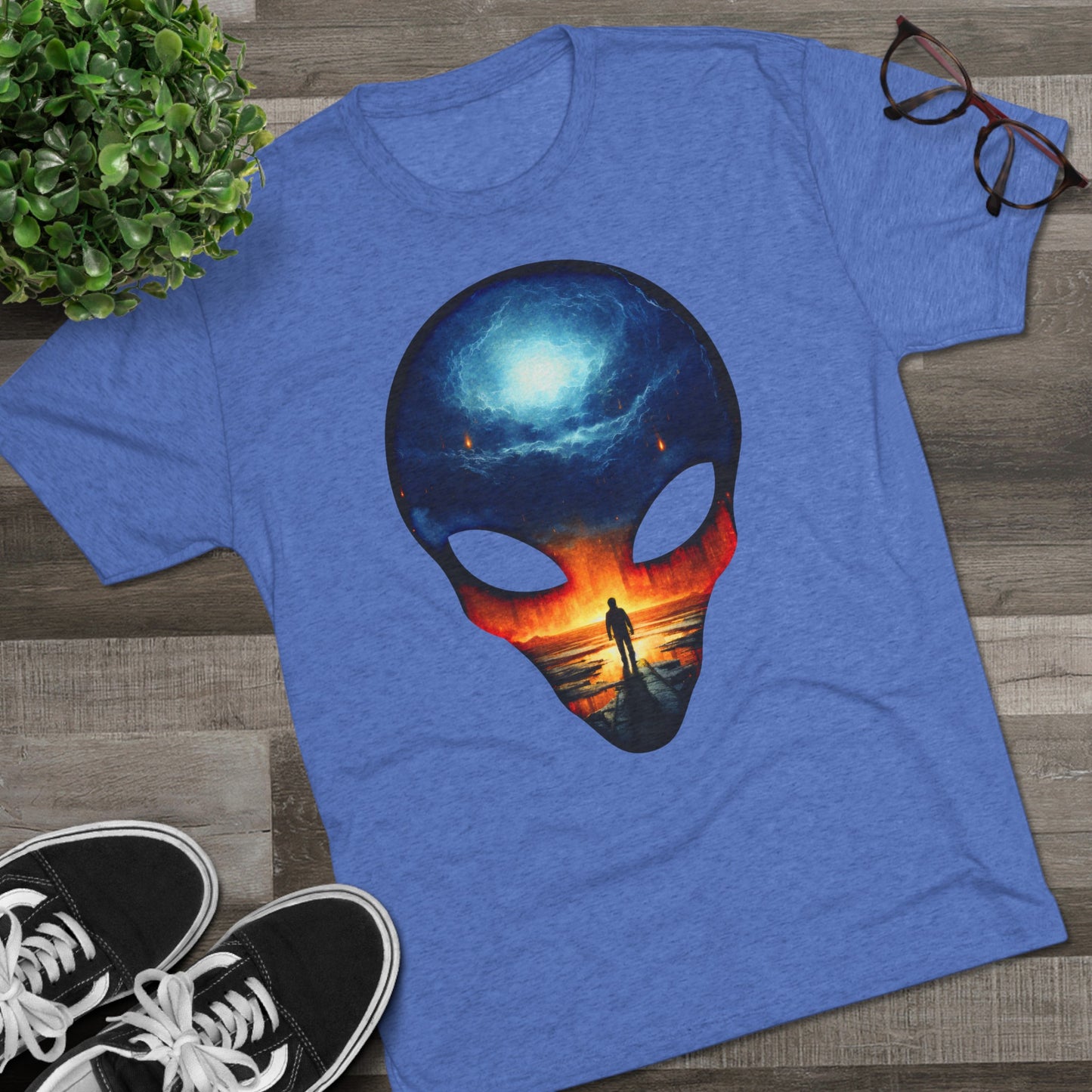 Alien Ascension Men's Classic Fit Tri-Blend T-Shirt