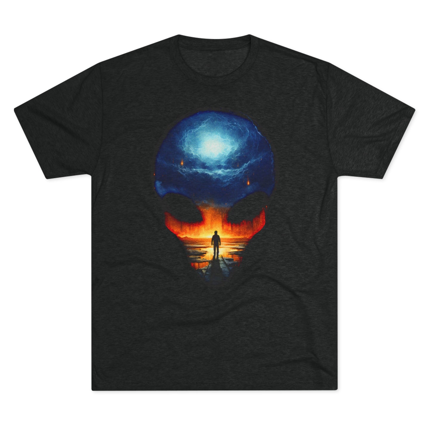 Alien Ascension Men's Classic Fit Tri-Blend T-Shirt