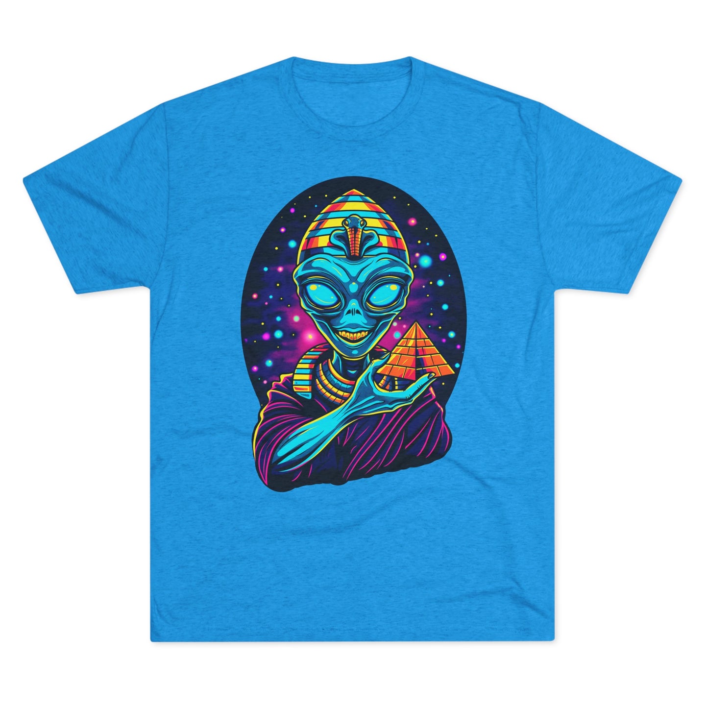 Ancient Alien Pharaoh Men's Classic Fit Tri-Blend T-Shirt