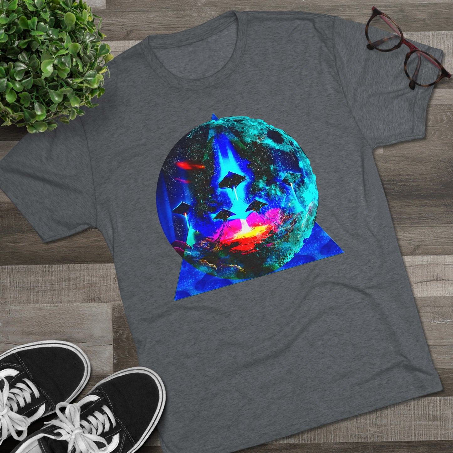 Stingray's Ascension from the Dark Moon Men's Tri-Blend T-Shirt