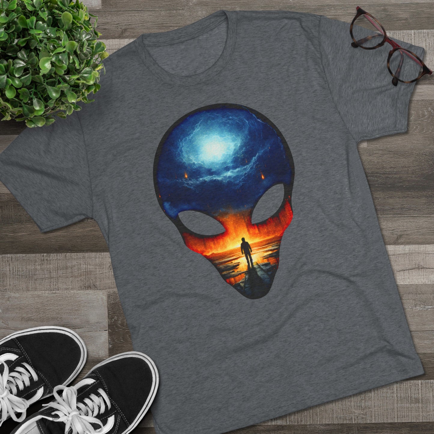 Alien Ascension Men's Classic Fit Tri-Blend T-Shirt