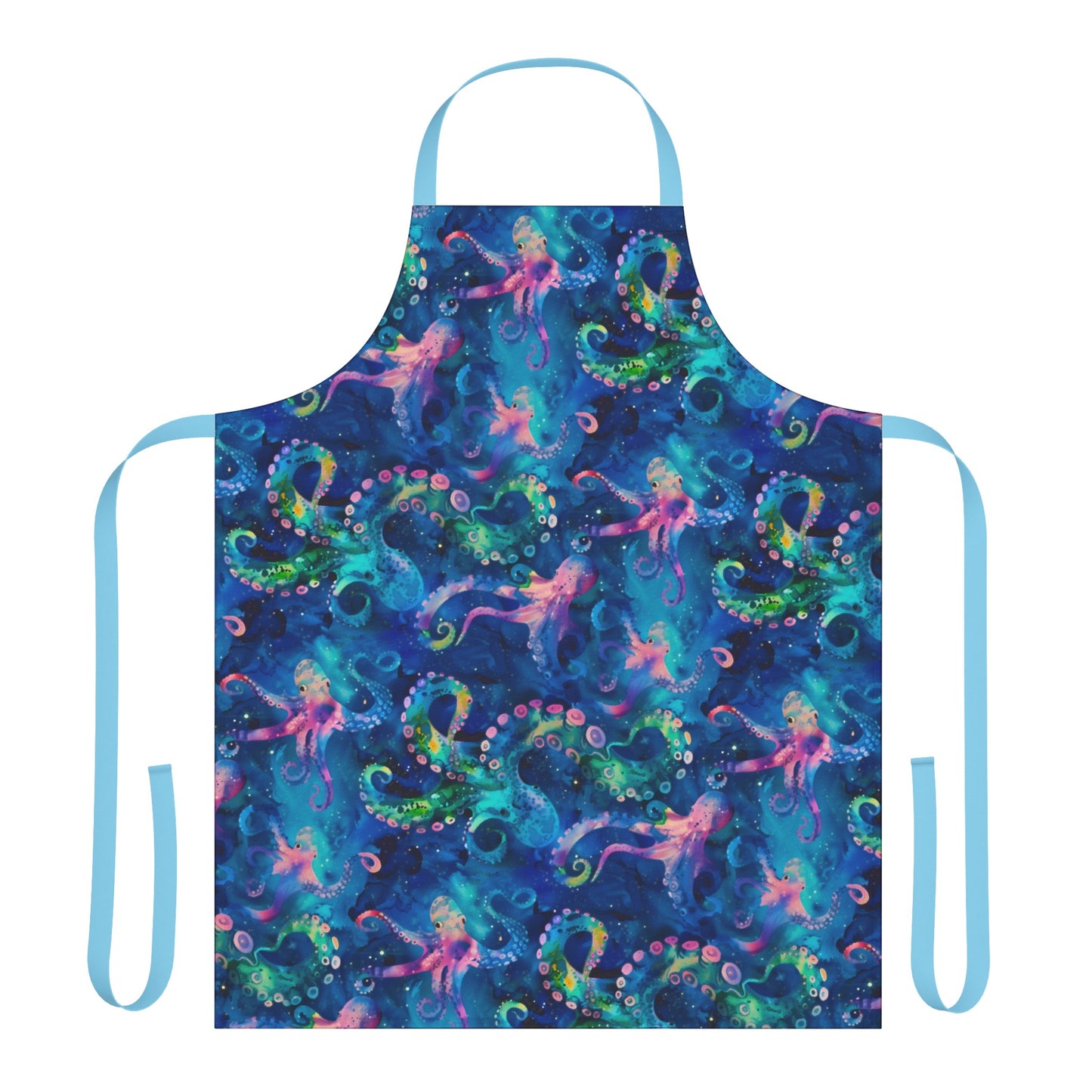 Abtract Space Octopi Apron