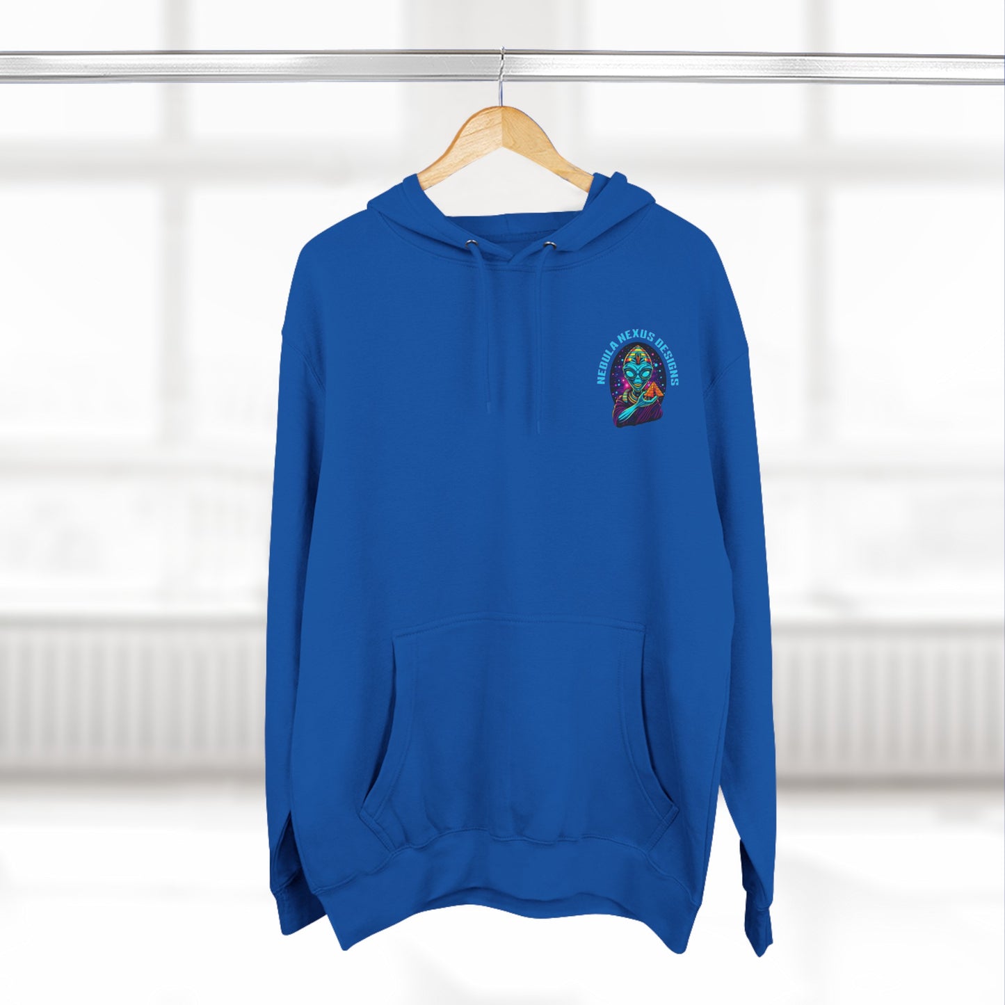 Ancient Alien Pharaoh Three-Panel Fleece Hoodie