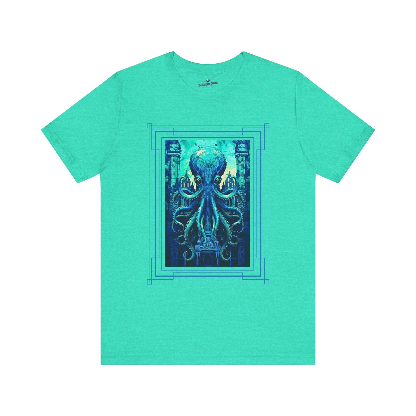 Invasion of the Teal Tentacles Men's Classic Fit Lightweight Jersey T-Shirt