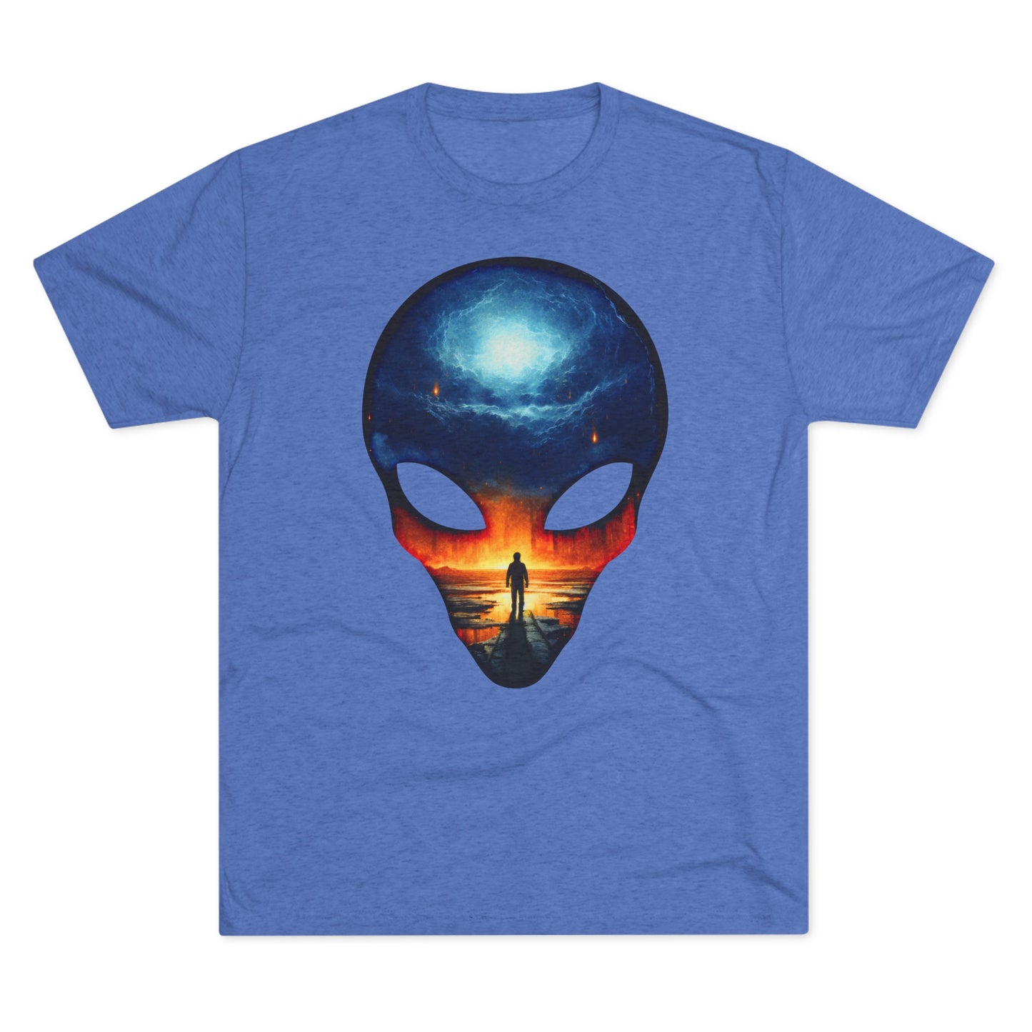 Alien Ascension Men's Classic Fit Tri-Blend T-Shirt