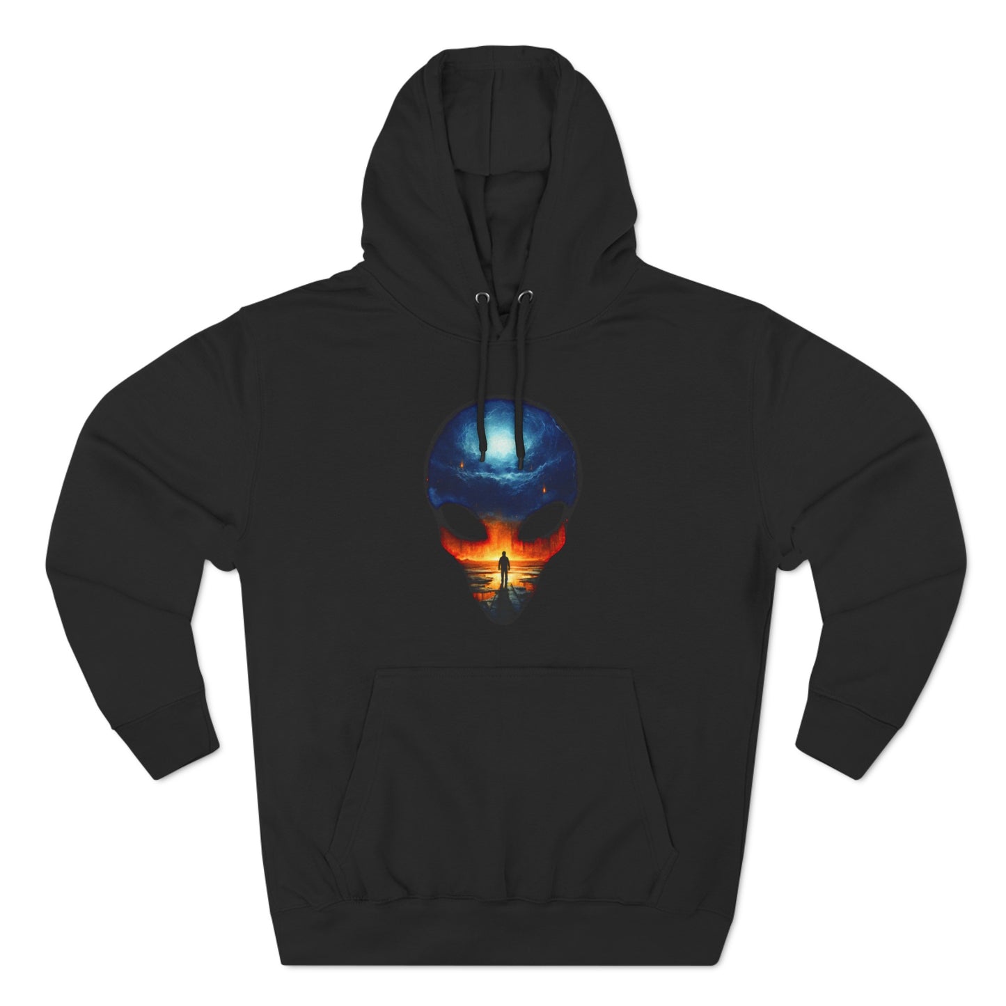 Alien Ascension Three-Panel Fleece Hoodie