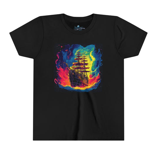 Space Pirates Youth Lightweight T-Shirt