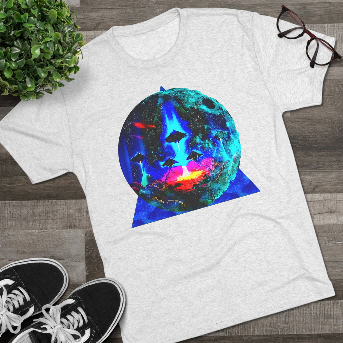 Stingray's Ascension from the Dark Moon Men's Tri-Blend T-Shirt