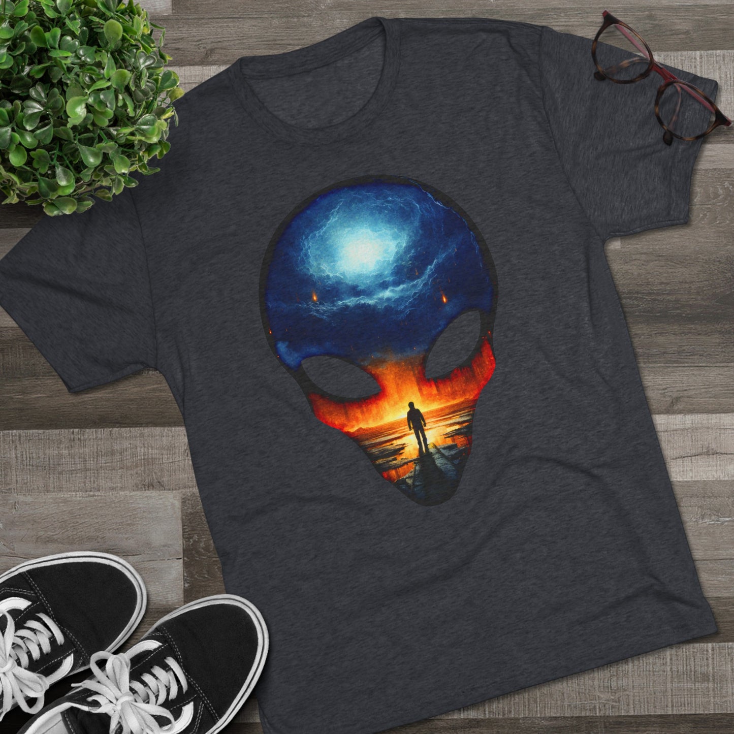 Alien Ascension Men's Classic Fit Tri-Blend T-Shirt