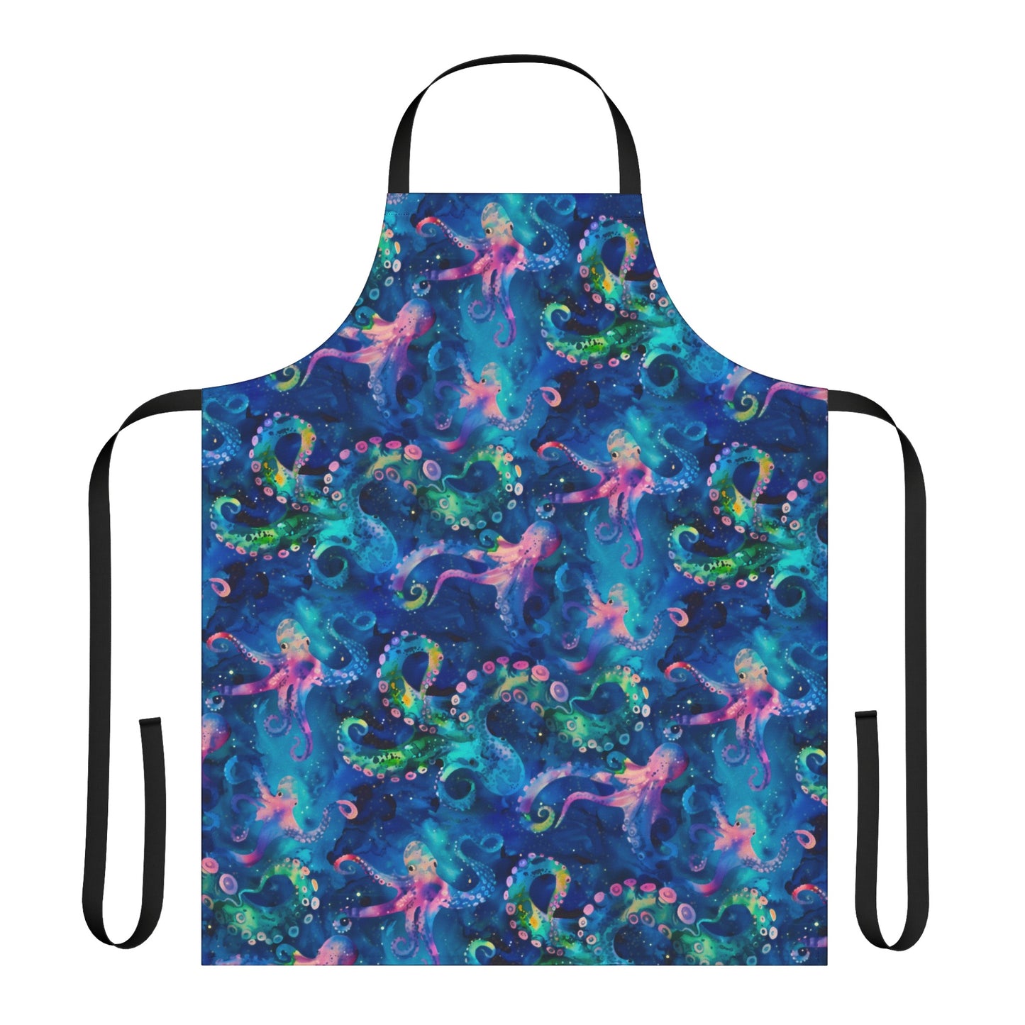 Abtract Space Octopi Apron