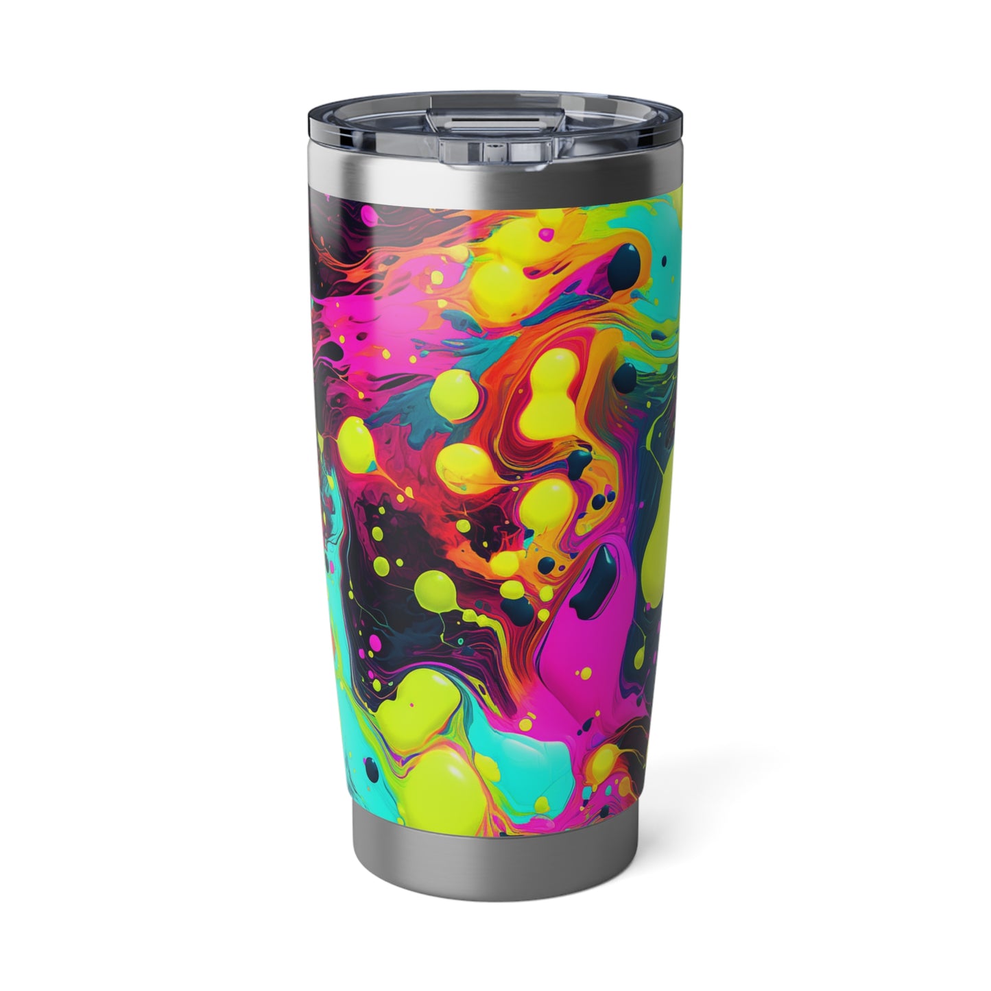 Neon Fluid Art 20 oz. SS Tumbler