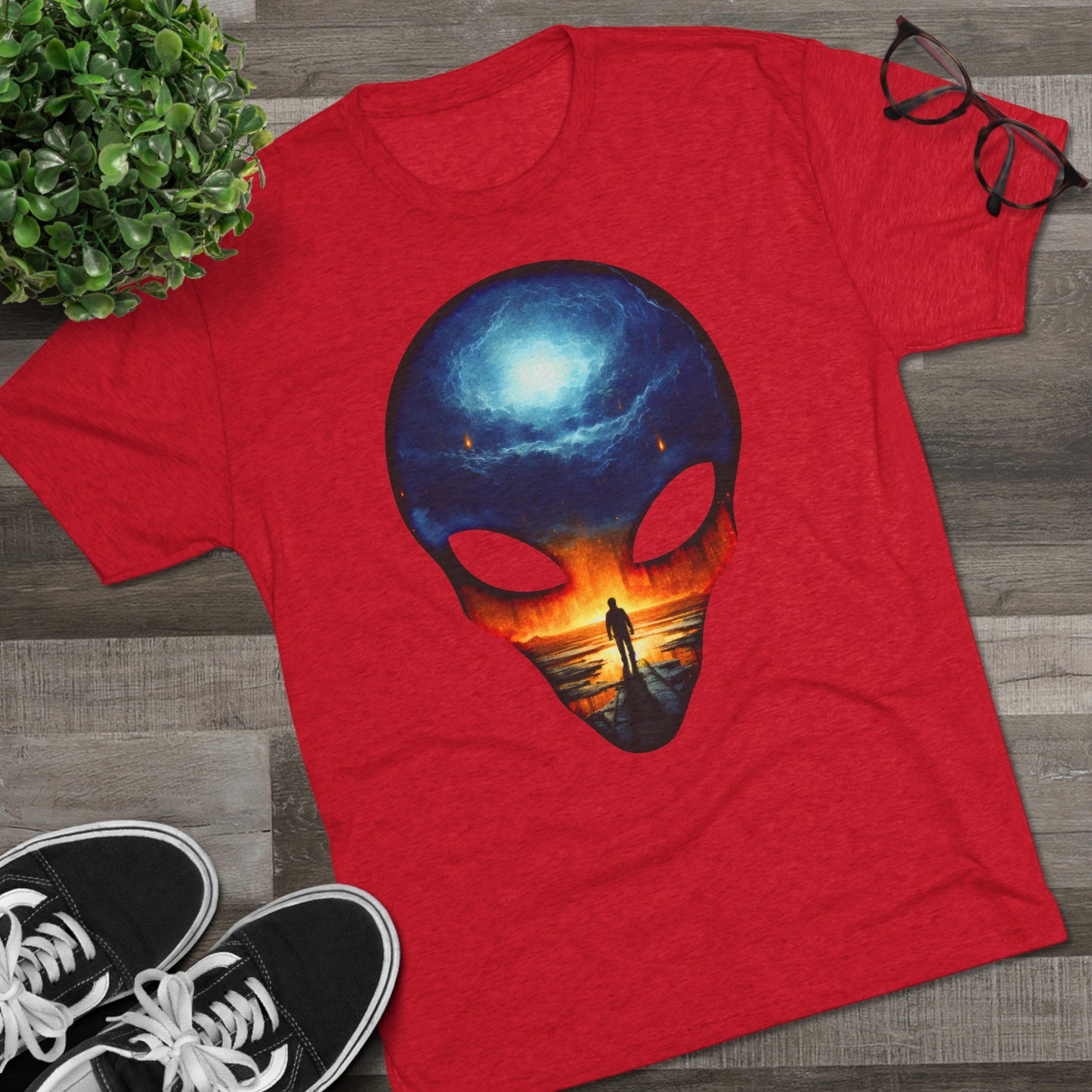 Alien Ascension Men's Classic Fit Tri-Blend T-Shirt