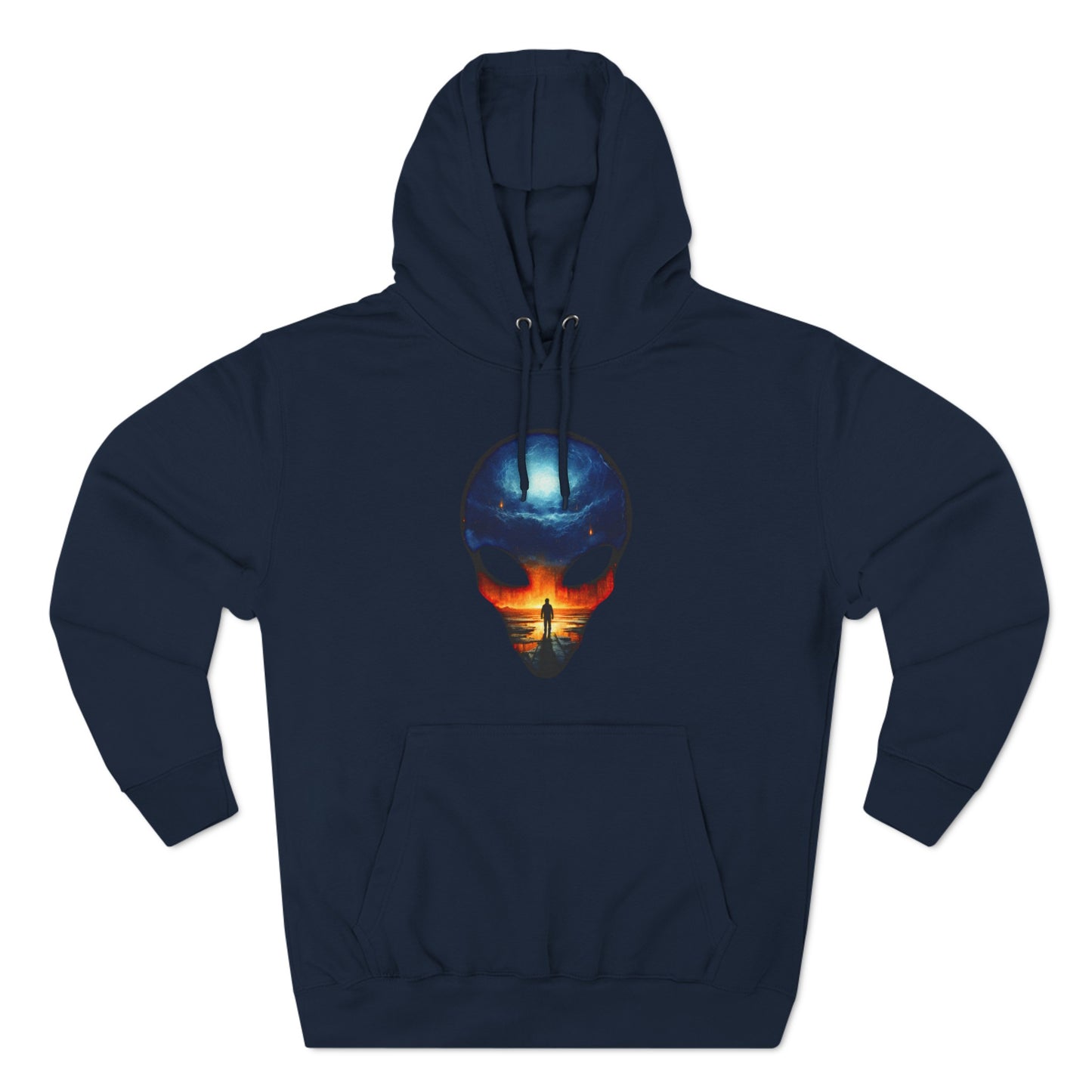 Alien Ascension Three-Panel Fleece Hoodie