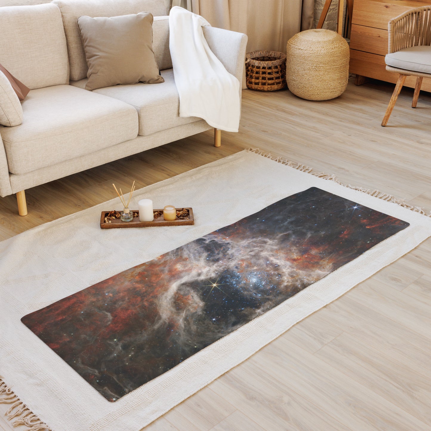 Tarantula Nebula Yoga Mat