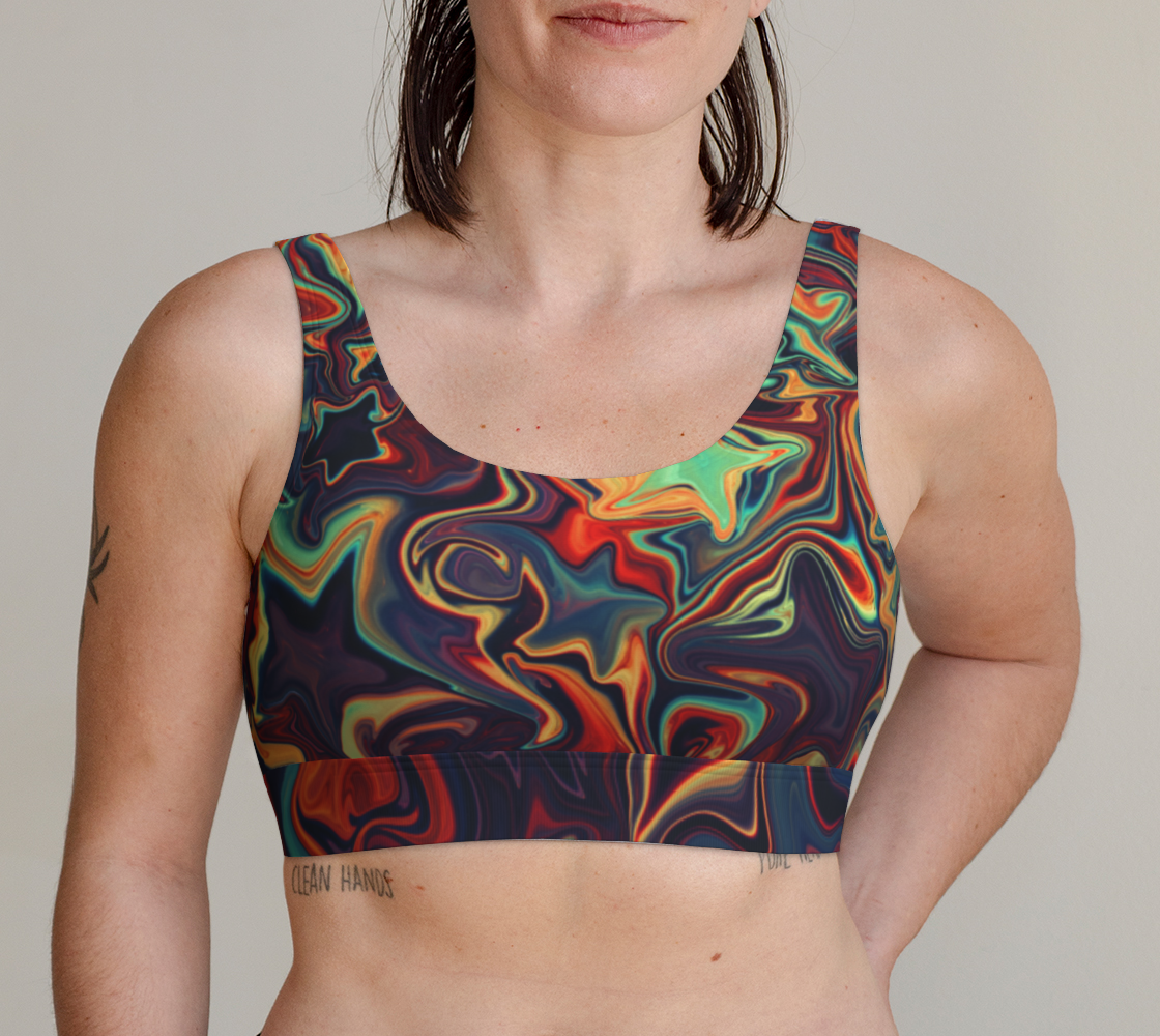 Cosmic Fluidity Scoop Bralette