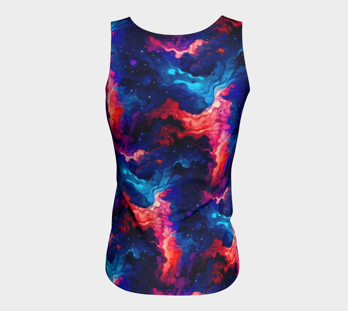 Nyx Nebula, Jersey Fitted Tank (Regular Length)