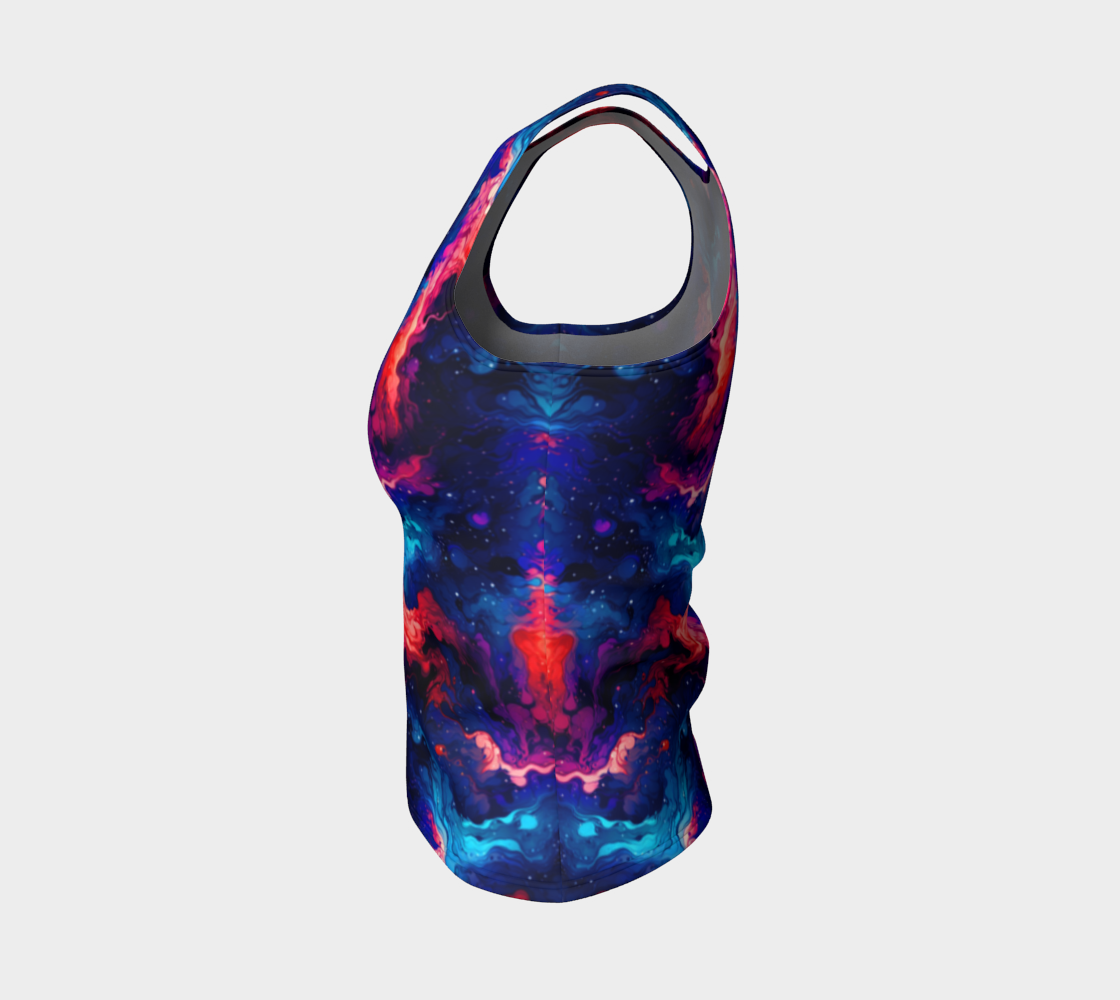 Nyx Nebula, Jersey Fitted Tank (Regular Length)