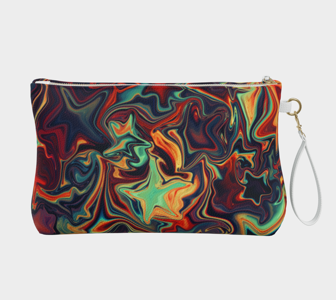 Cosmic Fluidity Lined Make Up Bag