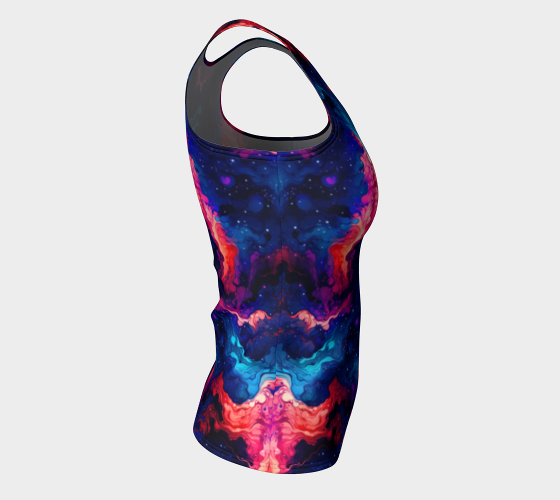 Nyx Nebula, Jersey Fitted Tank (Regular Length)