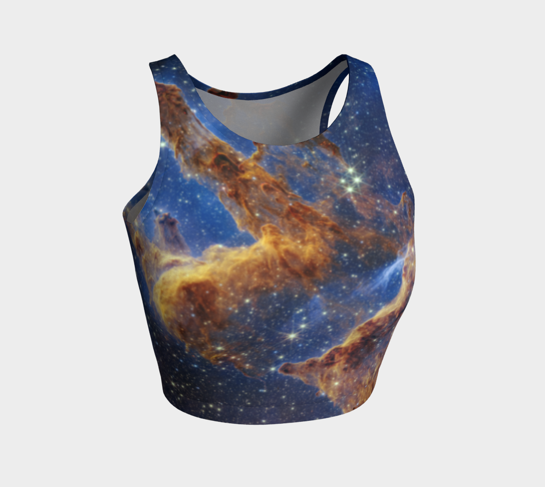 Pillars of Creation Athletic Cropped Tank Top