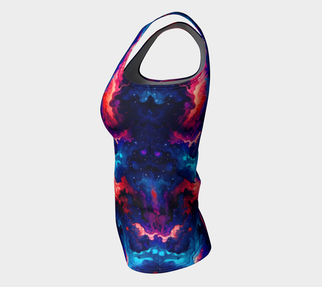 Nyx Nebula, Jersey Fitted Tank (Regular Length)