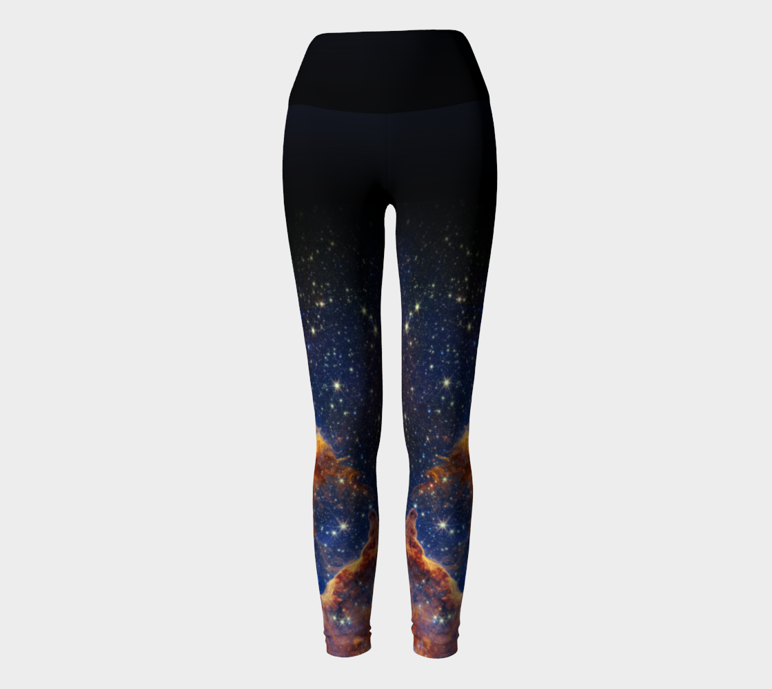 Pillars of Creation Black Gradient Leggings