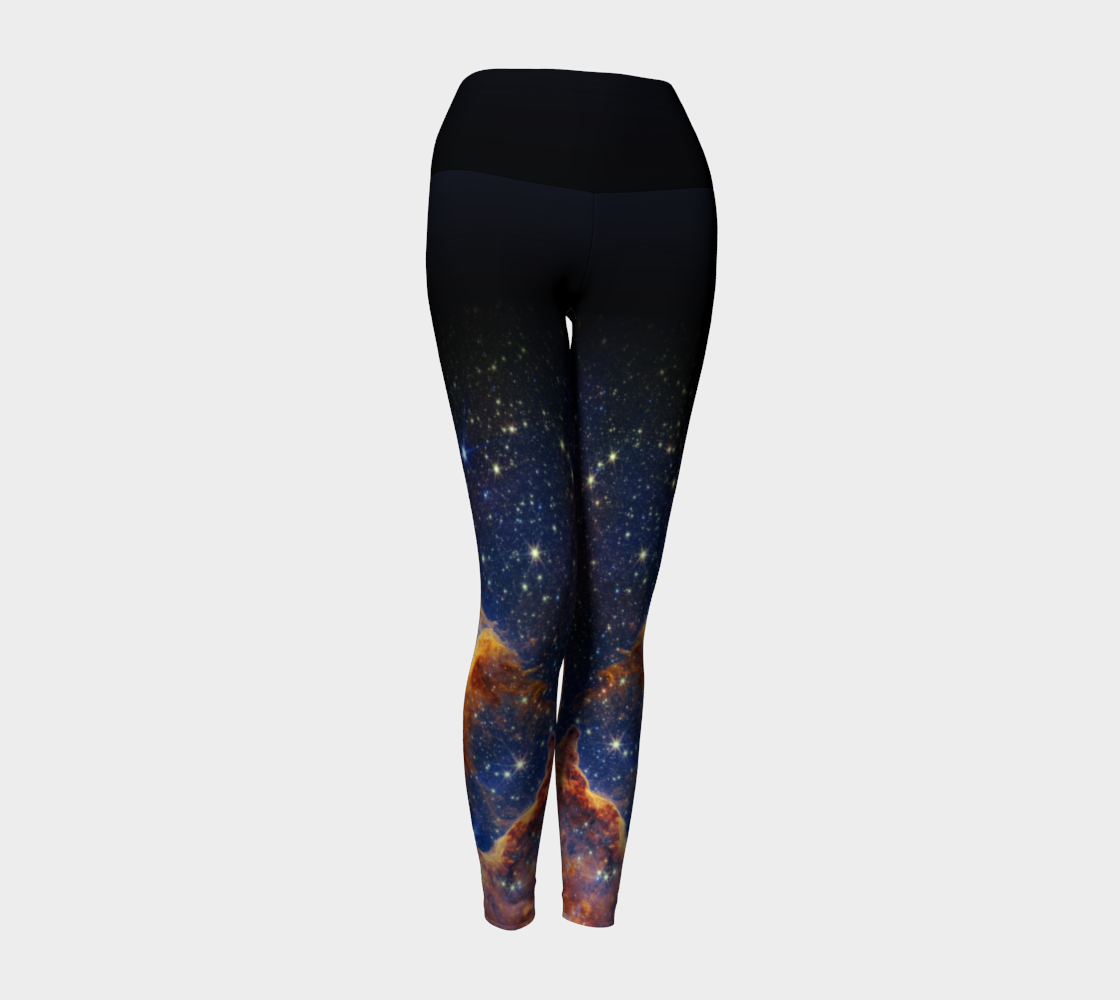 Pillars of Creation Black Gradient Leggings