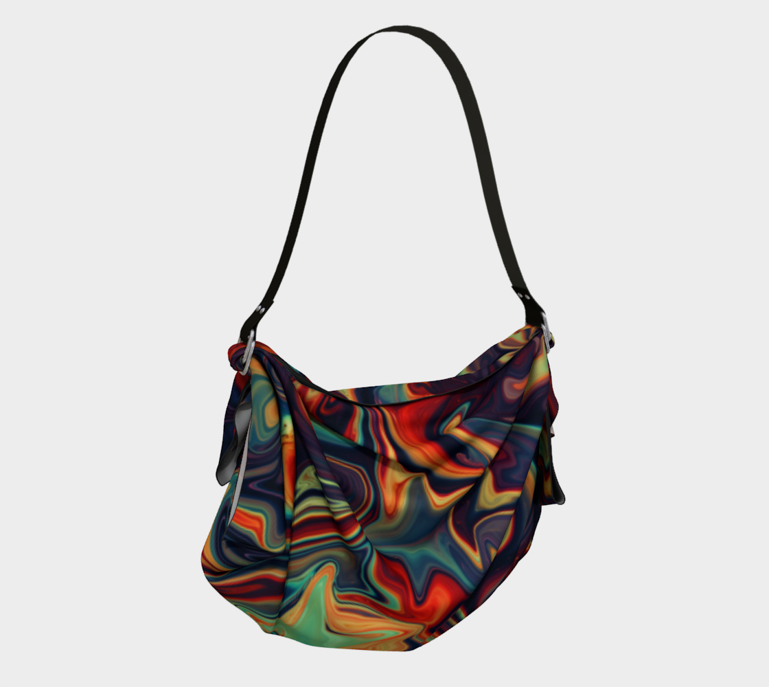 Cosmic Fluidity Origami Tote