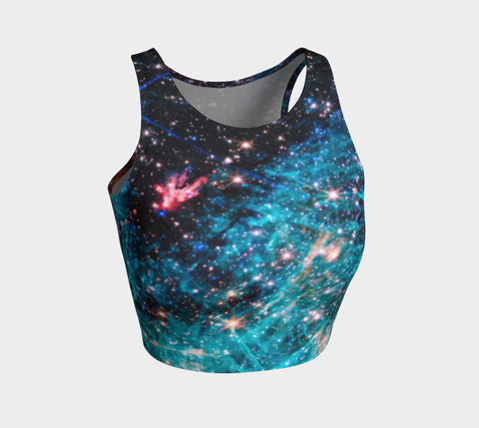 Sagittarius C Athletic Cropped Tank Top