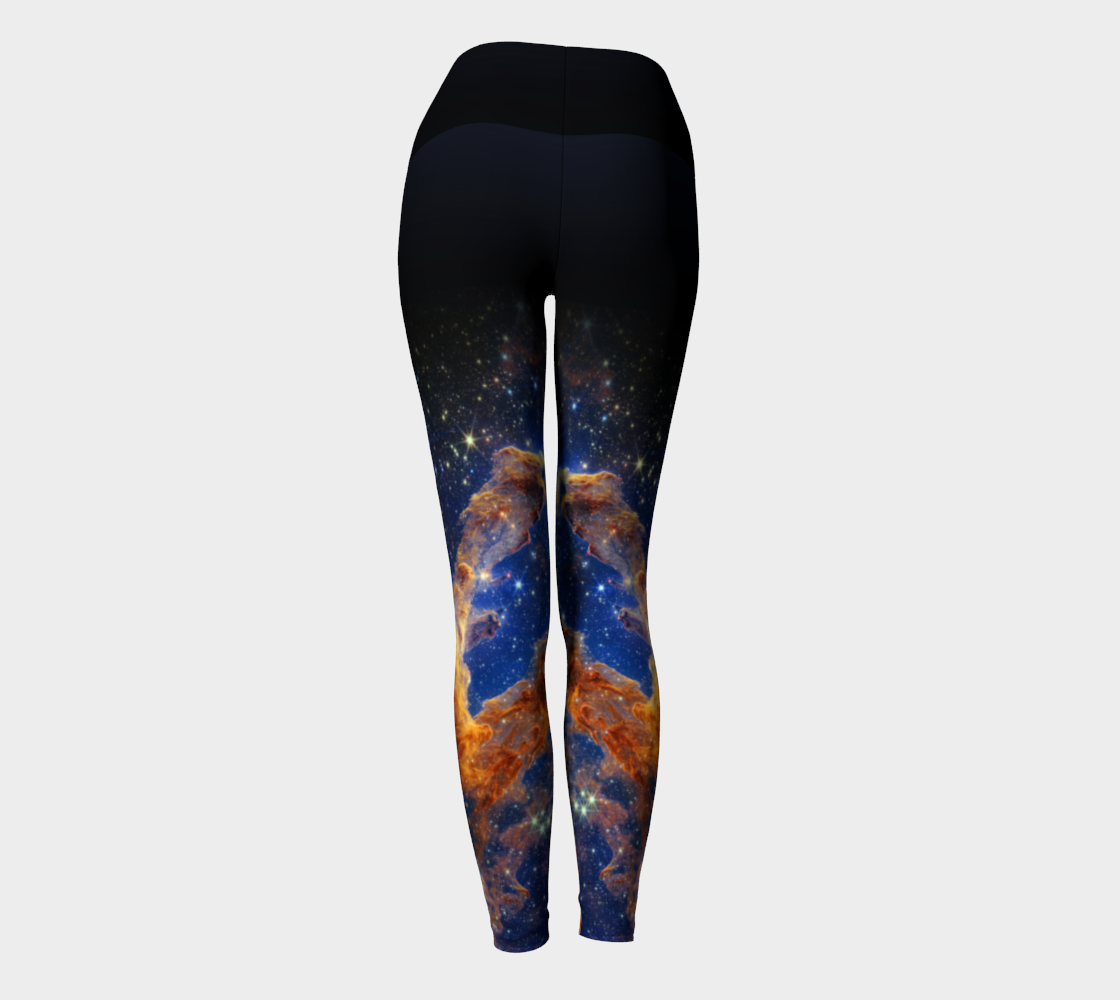 Pillars of Creation Black Gradient Leggings