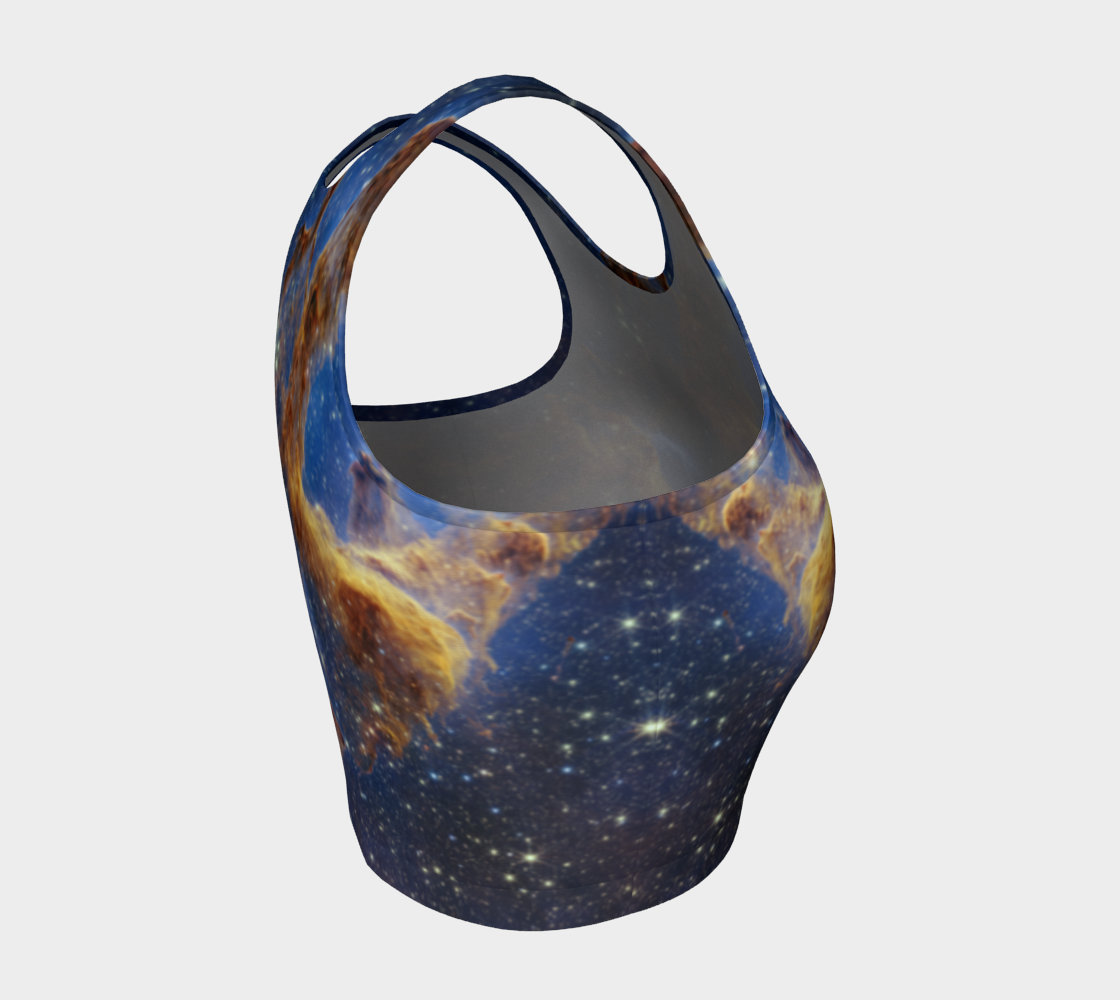 Pillars of Creation Athletic Cropped Tank Top